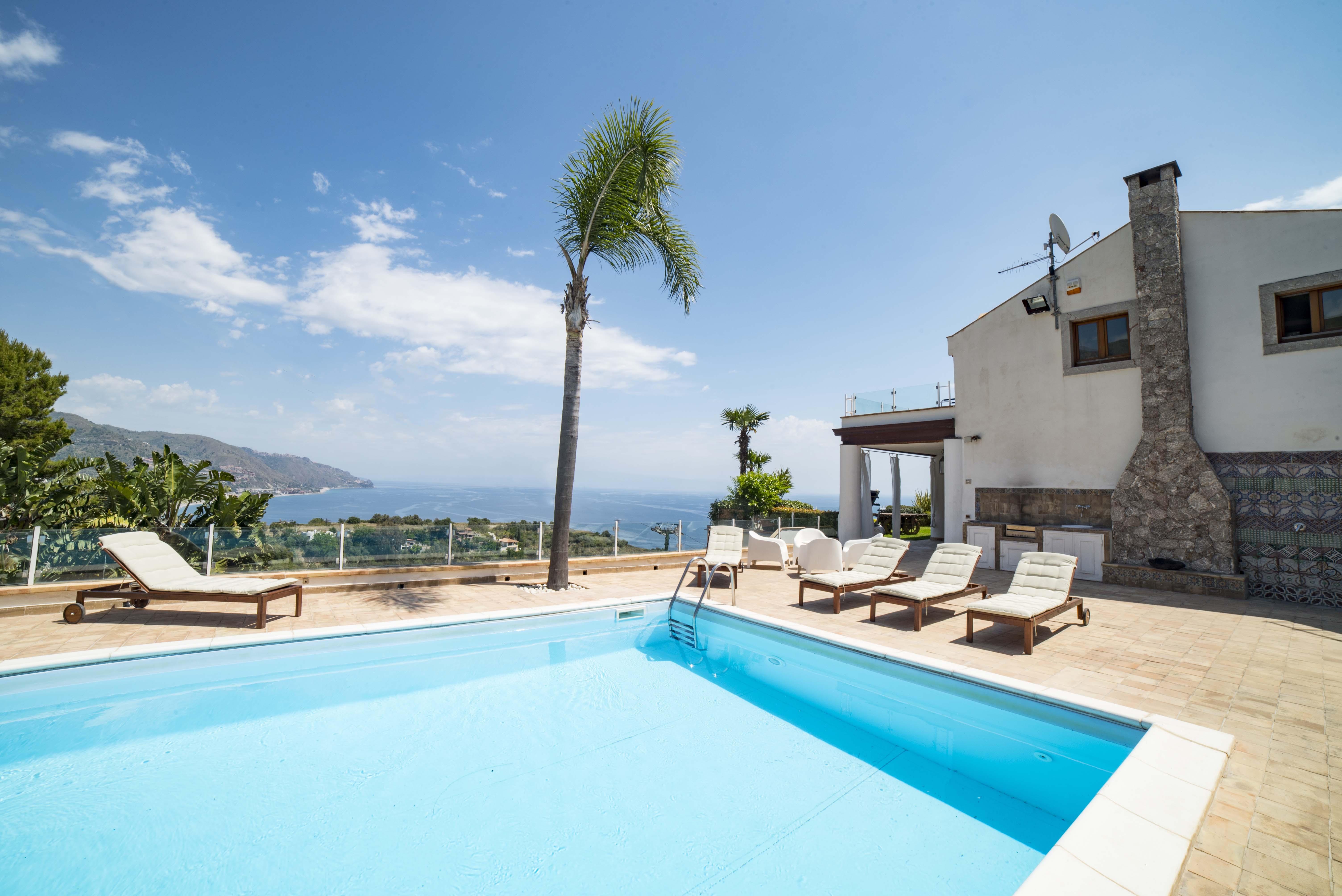 Villa Zagara Garden Spectacular Sea View In טאורמינה מראה חיצוני תמונה