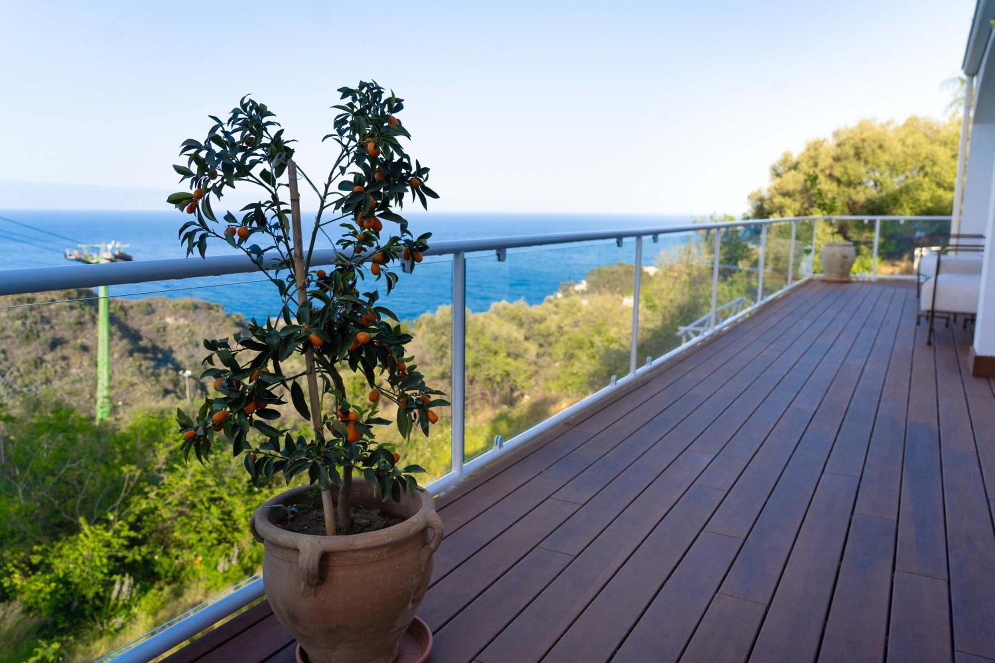 Villa Zagara Garden Spectacular Sea View In טאורמינה מראה חיצוני תמונה